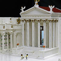 Temple, square as well as brewery, allow's take pleasure in these incredible Lego buildings!